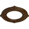 Ekena Millwork Benson Ceiling Medallion (Canopies up to 6 1/8"), 11 1/8"OD x 6 1/8"ID x 5/8"P, Root Beer Crackle CM11BNRBC - alternate 5